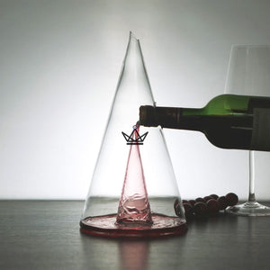 Carafe à vin / décanteur  Pyramide - YUCATAN -  - carafe à decanter - Cadeau, Noël, Anniversaire, Original - Atelier Atypique