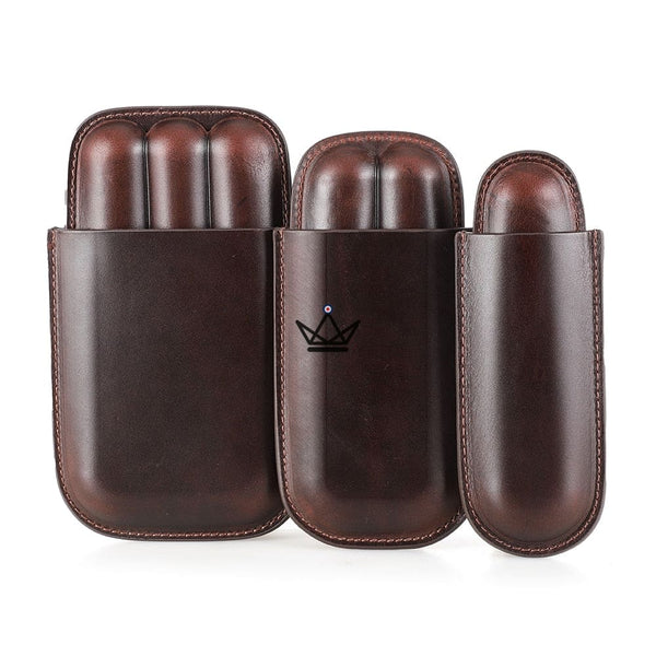 Etui à cigares en cuir personnalisable - Voyageur Classic -  - etui cigare personnalisable - Cadeau, Noël, Anniversaire, Original - Atelier Atypique