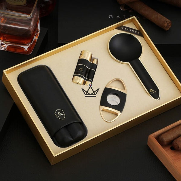 Coffret du Cigare - Galvano Elite -  - coffret cigare - Cadeau, Noël, Anniversaire, Original - Atelier Atypique