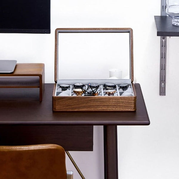 Coffret de rangement pour montre de luxe - Custodia Temporum -  - Remontoirs - Cadeau, Noël, Anniversaire, Original - Atelier Atypique
