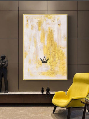 Peinture à l'huile sur toile XXL - Symphonie Lumineuse - [] - toile - Cadeau, Noël, Anniversaire, Original, Fête des pères, fête des mères - Atelier Atypique