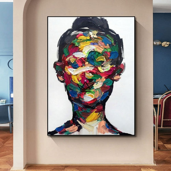 Peinture à l'huile sur toile XXL - Profondeur d'âme -  - toile - Cadeau, Noël, Anniversaire, Original - Atelier Atypique