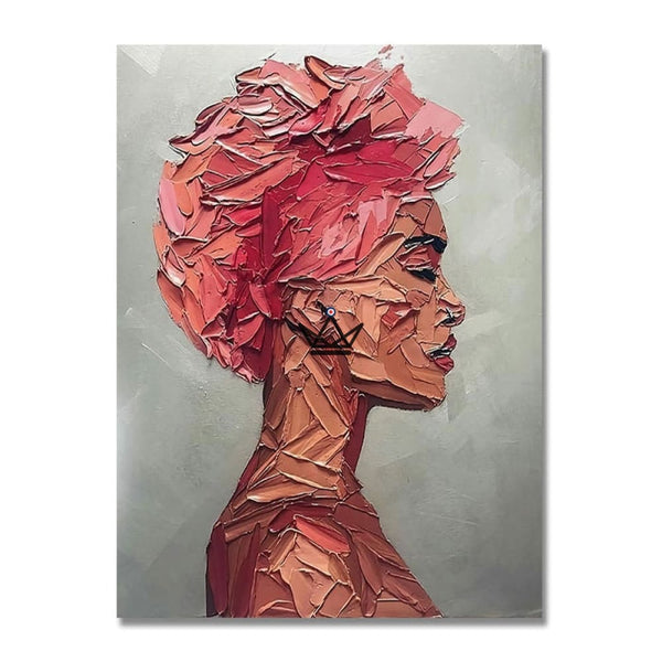Peinture à l'huile sur toile XXL - Profondeur d'âme -  - toile - Cadeau, Noël, Anniversaire, Original - Atelier Atypique