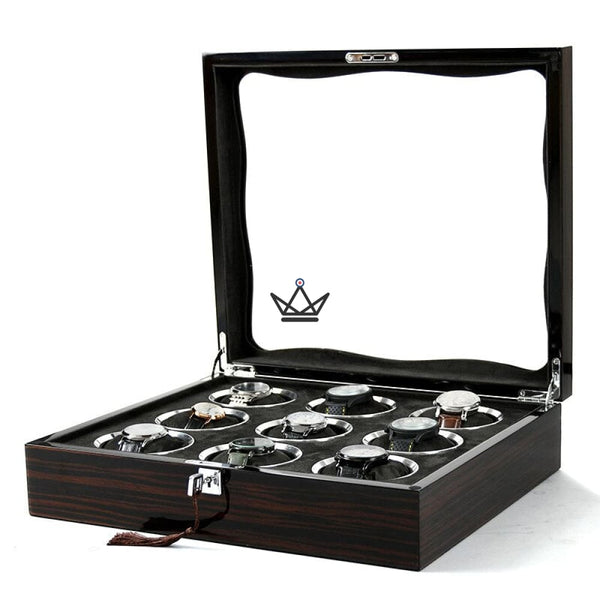 Coffret de rangement pour montre de luxe - Luxuria Temporum -  - Remontoirs - Cadeau, Noël, Anniversaire, Original - Atelier Atypique