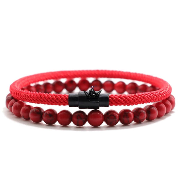 Bracelet minimaliste duo - ELEMENTARY STONE - Atelier Atypique