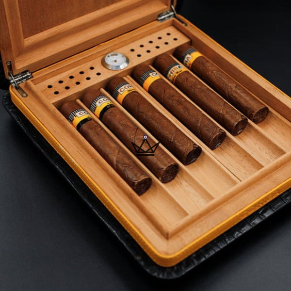 Cave à cigare en Cuir - Cohiba WALLY -  - Cave à cigare OUT - Cadeau, Noël, Anniversaire, Original - Atelier Atypique
