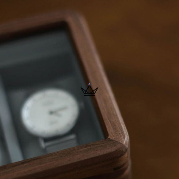 Coffret de rangement pour montre de luxe - Custodia Temporum -  - Remontoirs - Cadeau, Noël, Anniversaire, Original - Atelier Atypique