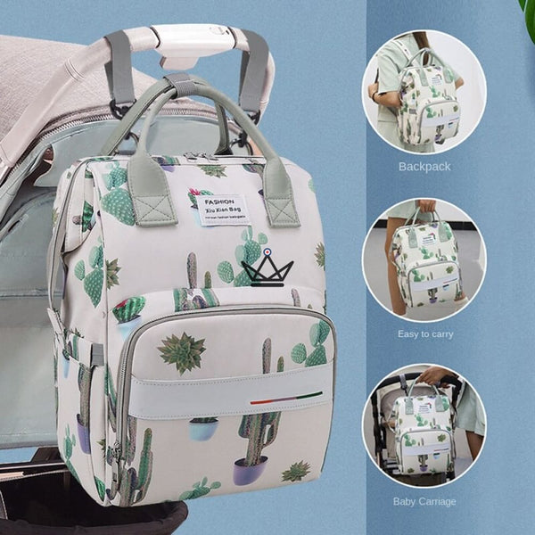 Sac à dos de maternité  - FLORES - Atelier Atypique