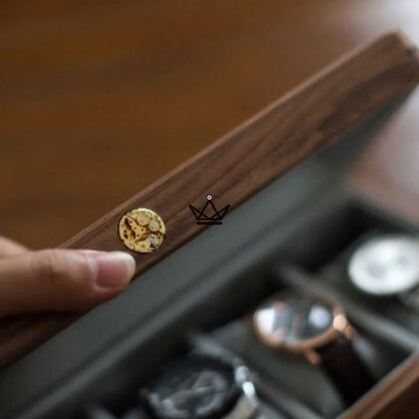 Coffret de rangement pour montre de luxe - Custodia Temporum -  - Remontoirs - Cadeau, Noël, Anniversaire, Original - Atelier Atypique