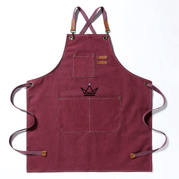 Tablier en toile vintage - WEEYI BARISTA -  - Tablier de cuisine - Cadeau, Noël, Anniversaire, Original - Atelier Atypique