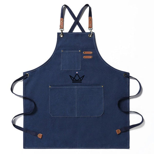 Tablier en toile vintage - WEEYI BARISTA -  - Tablier de cuisine - Cadeau, Noël, Anniversaire, Original - Atelier Atypique