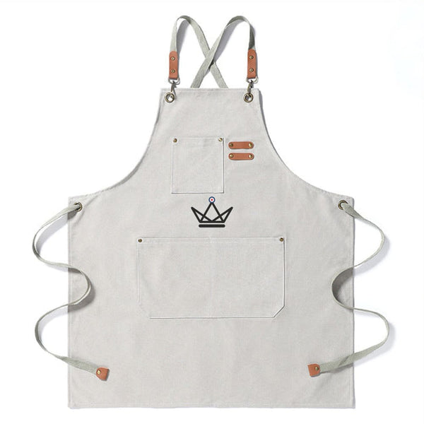 Tablier en toile vintage - WEEYI BARISTA -  - Tablier de cuisine - Cadeau, Noël, Anniversaire, Original - Atelier Atypique