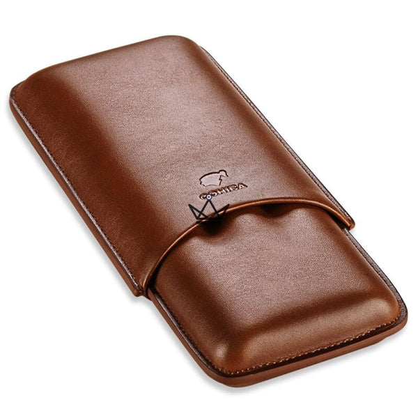 Etui à cigare de voyage cuir COHIBA - STORM -  - Etui à cigare - Cadeau, Noël, Anniversaire, Original - Atelier Atypique