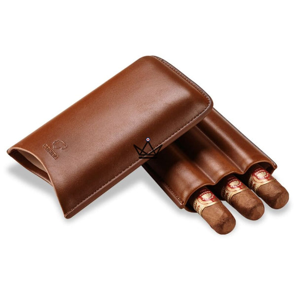 Etui à cigare de voyage cuir COHIBA - STORM -  - Etui à cigare - Cadeau, Noël, Anniversaire, Original - Atelier Atypique