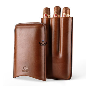 Etui à cigare de voyage cuir COHIBA - STORM -  - Etui à cigare - Cadeau, Noël, Anniversaire, Original - Atelier Atypique