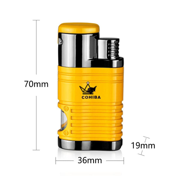 Briquet Chalumeau COHIBA - 4 Torches - NewPunch - Atelier Atypique