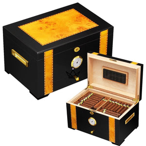 Cave à Cigare - ARCHIBALD LUXE grande contenance bois