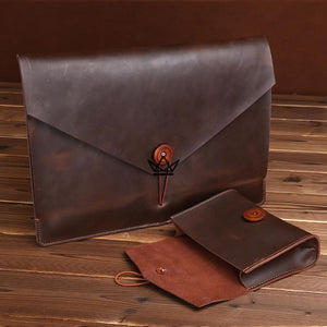 Housse en cuir pour MacBook - TOCKY - Atelier Atypique