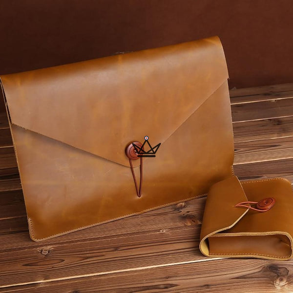 Housse en cuir pour MacBook - TOCKY - Atelier Atypique