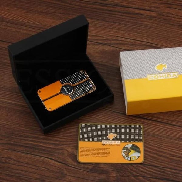 Briquet Chalumeau COHIBA - 3 Torches CARDS - Atelier Atypique