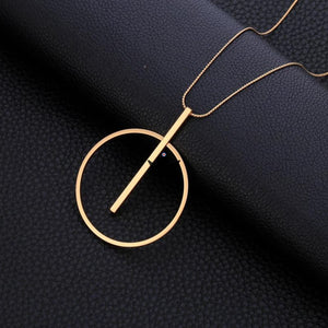 Collier - CIRCLE BAR - ["maj-filtre"] -  - Cadeau, Noël, Anniversaire, Original, Fête des pères, fête des mères - Atelier Atypique